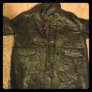 Men leather jacket